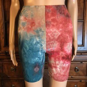 Rose Water Tie Dye Bike Short